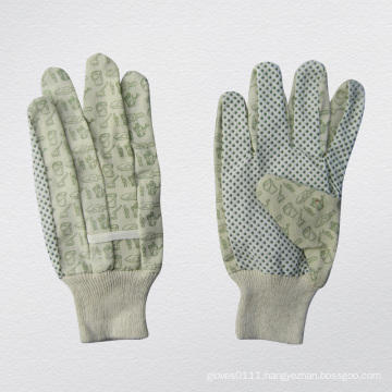 PVC Dotted Palm Cotton Garden Glove--2620